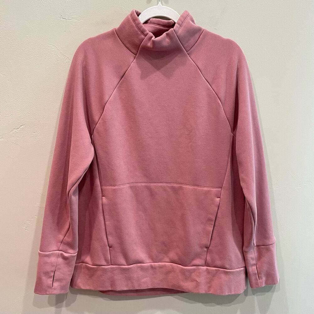 Fabletics Zaylee Mock Neck Sweatshirt - Size: Large